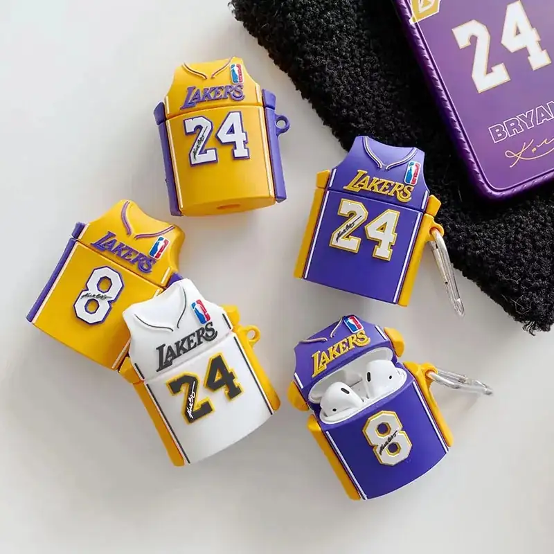 Capa de silicone p/fone de ouvido Lakers