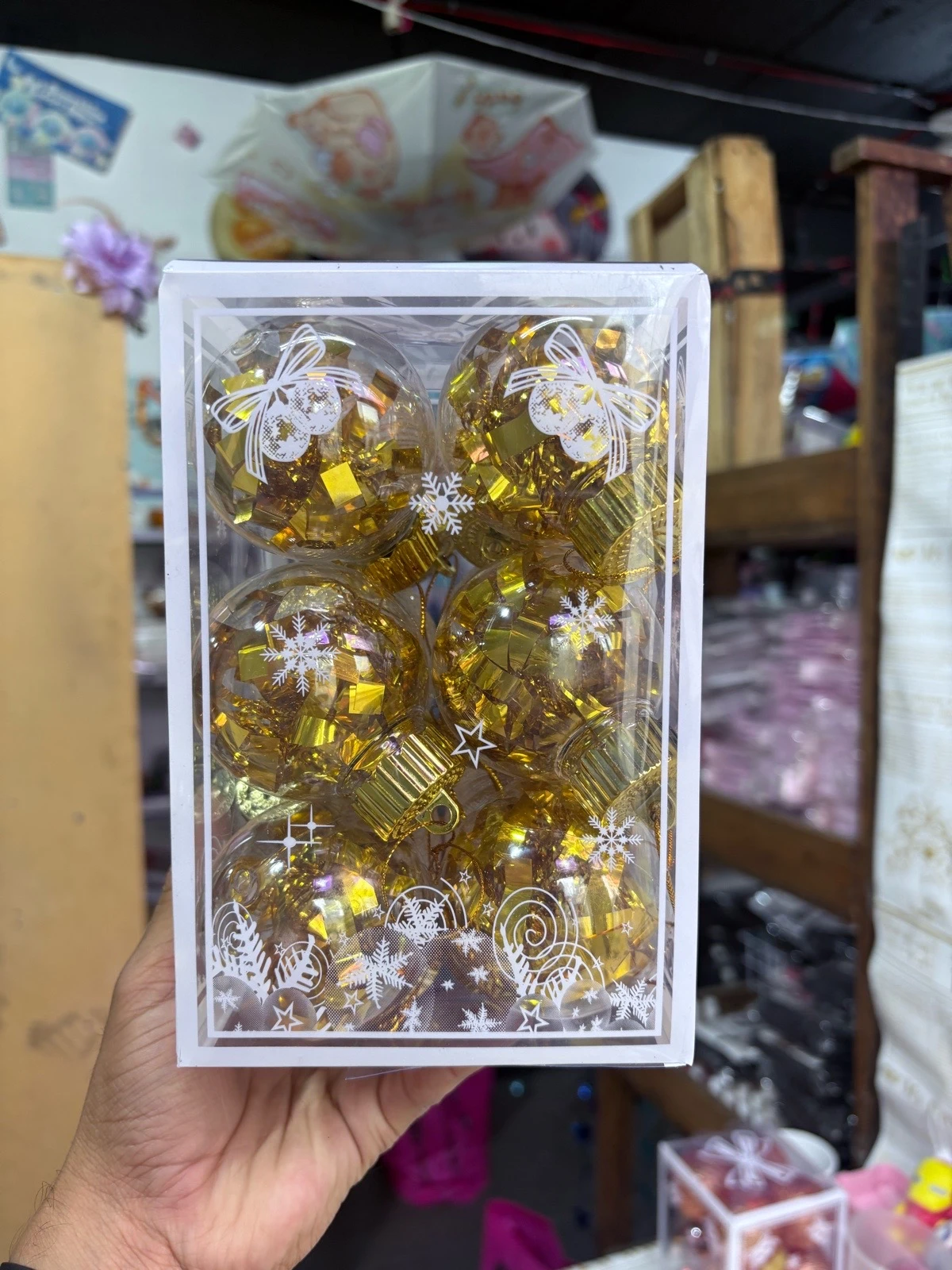 Paquete de 12 esferas  de 6 cm  7