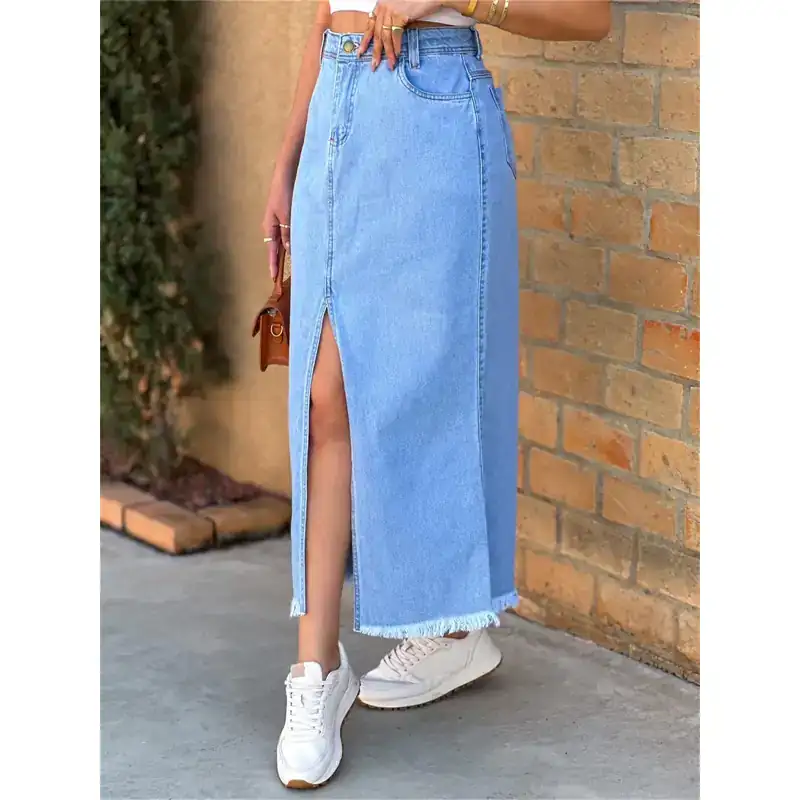 Saia Jeans MIDI 