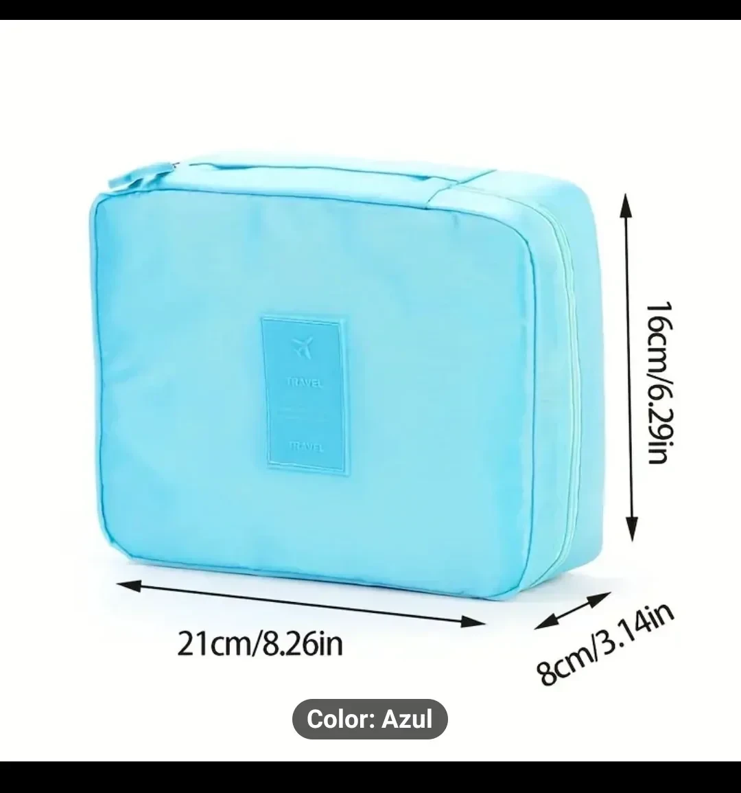 Bolsa De Aseo, Bolsa De Cosméticos Portátil Cuadrada,  2