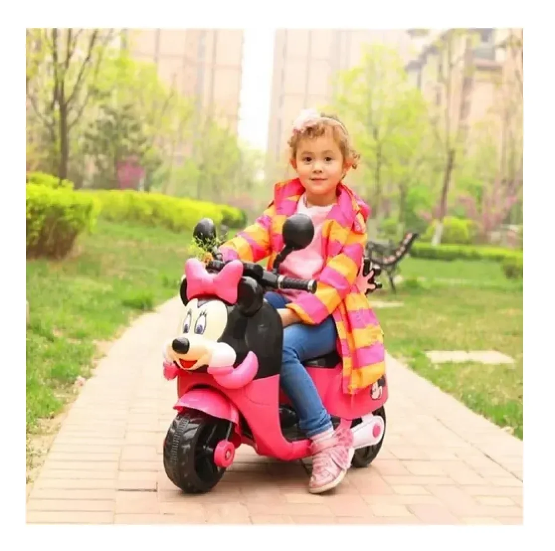 Moto Eléctrica 1 @ 6 años Minie Niña