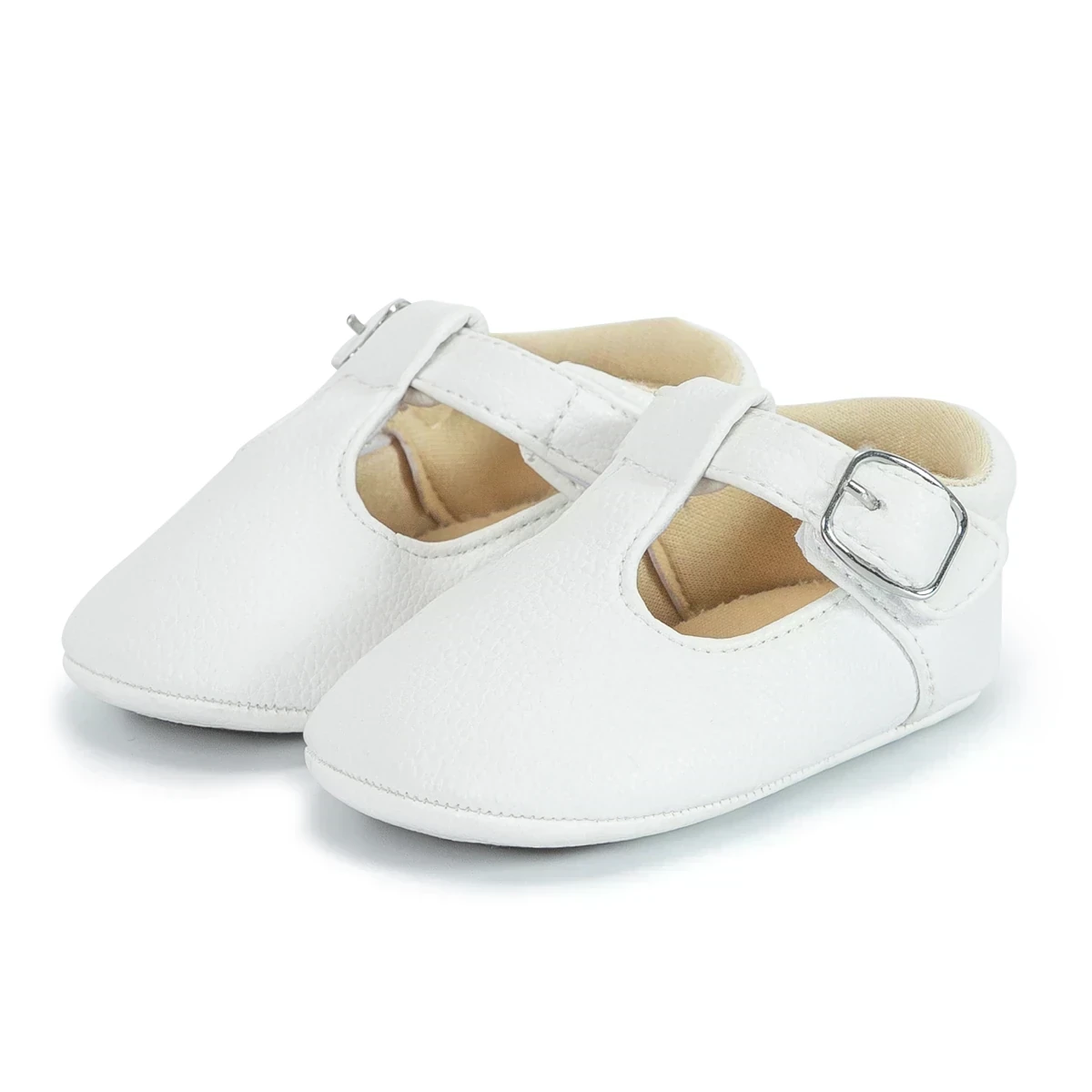 ZAPATITOS BLANCO CINTURÓN  4