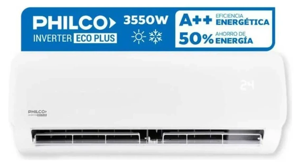AIRE ACONDICIONADO PHILCO 3550W INVERTER ECO PLUS  2