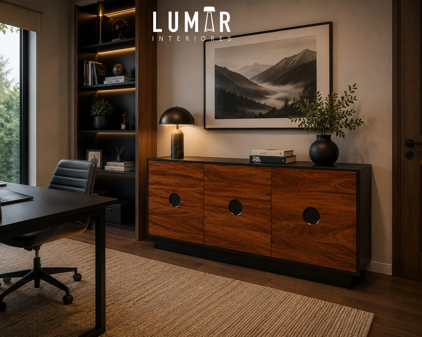 Credenza TOKYO Parota Ébano  5