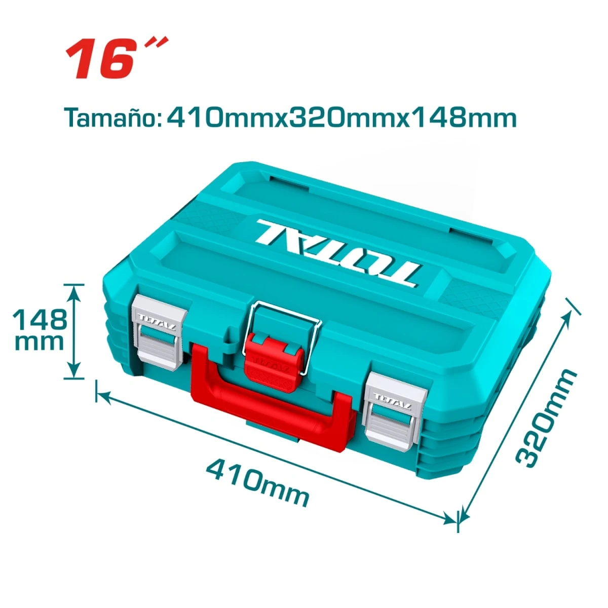 TPBXS101 Caja de herramienta apilable 16'' total