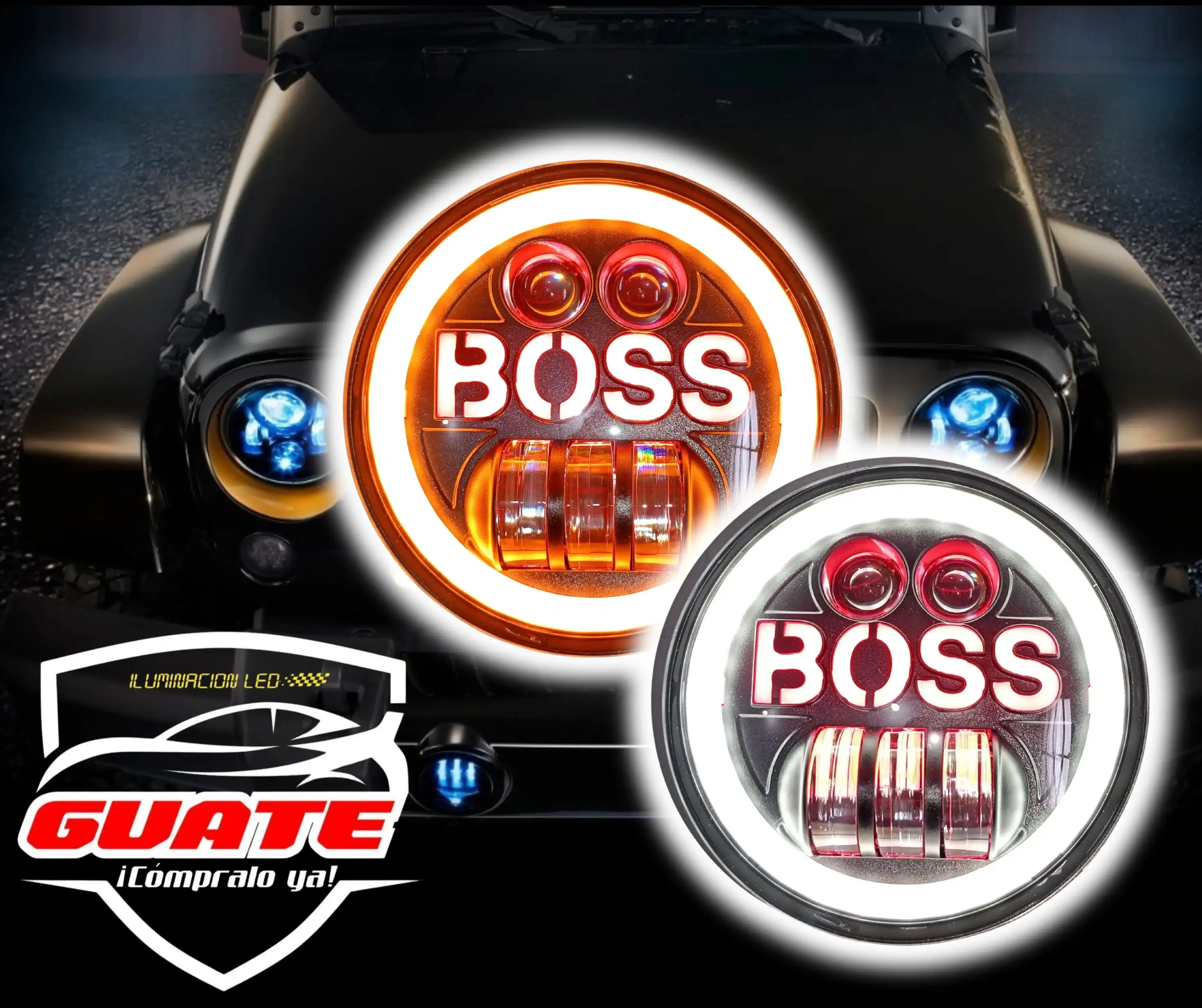 SILVINES LED 5.5" BOSS