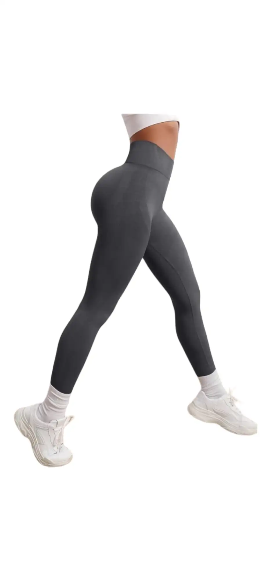 Licra Larga Deportiva Sencilla Gris 2