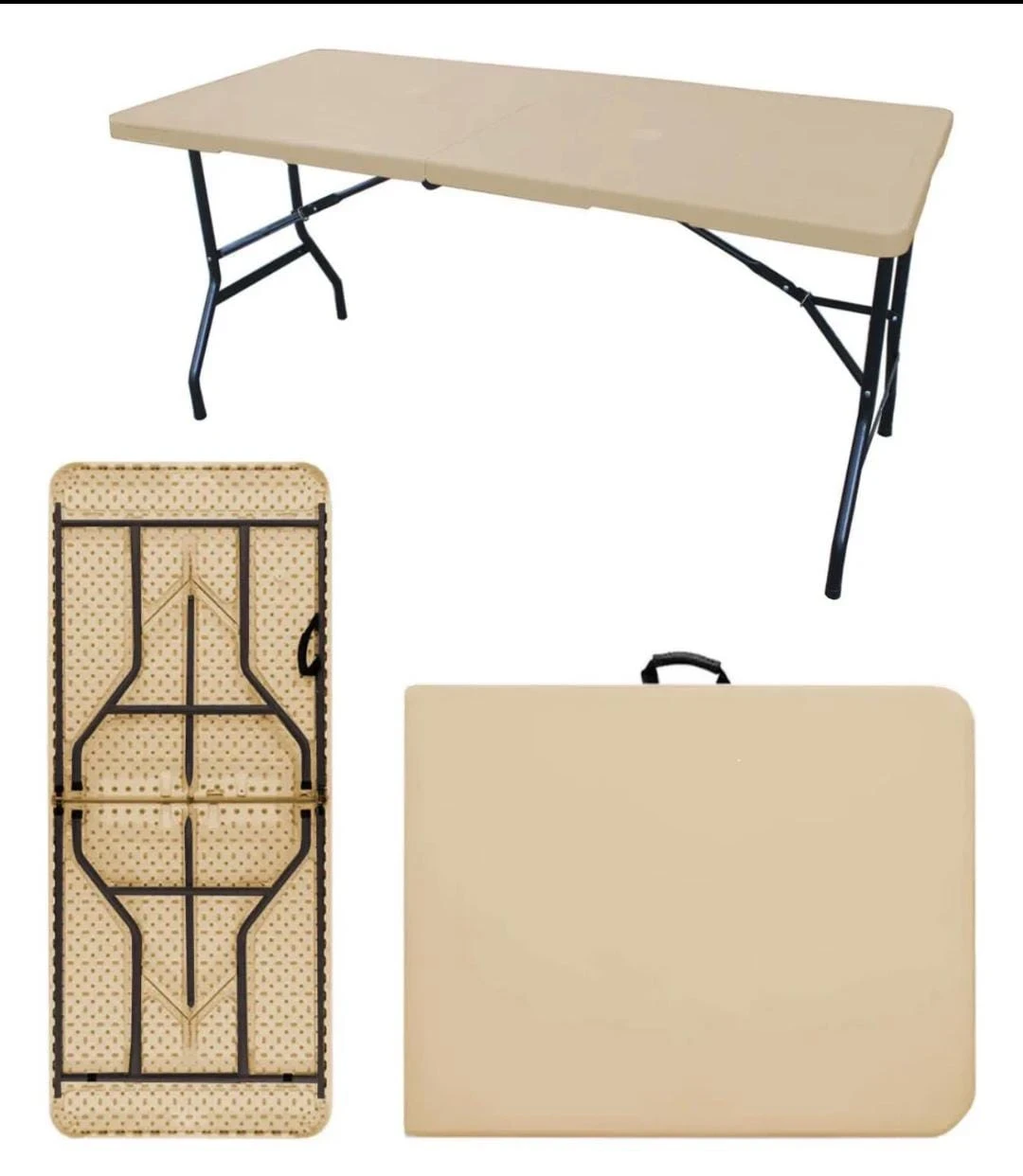 MESA PLEGABLE VXPLAY BEIGE  2
