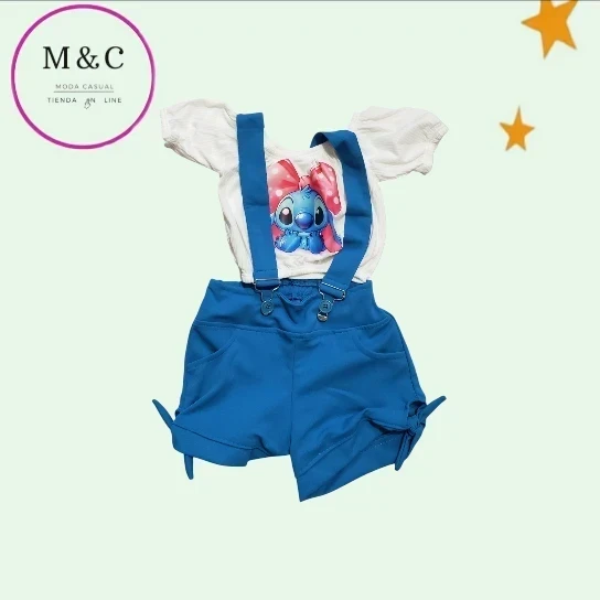 Conjunto T- 8 short y blusa
