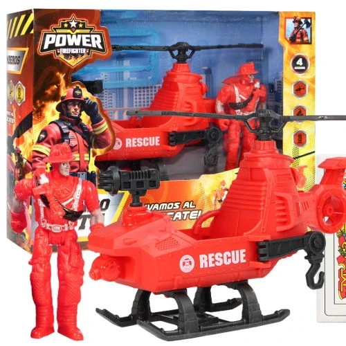 HELICOPTERO DE RESCATE + BOMBERO