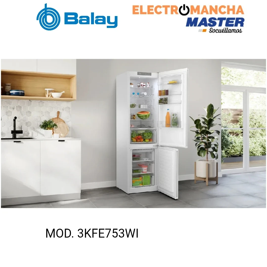 FRIGO COMBI BALAY 3KFE753WI 2,03*60 BLANCO CLASE E  3