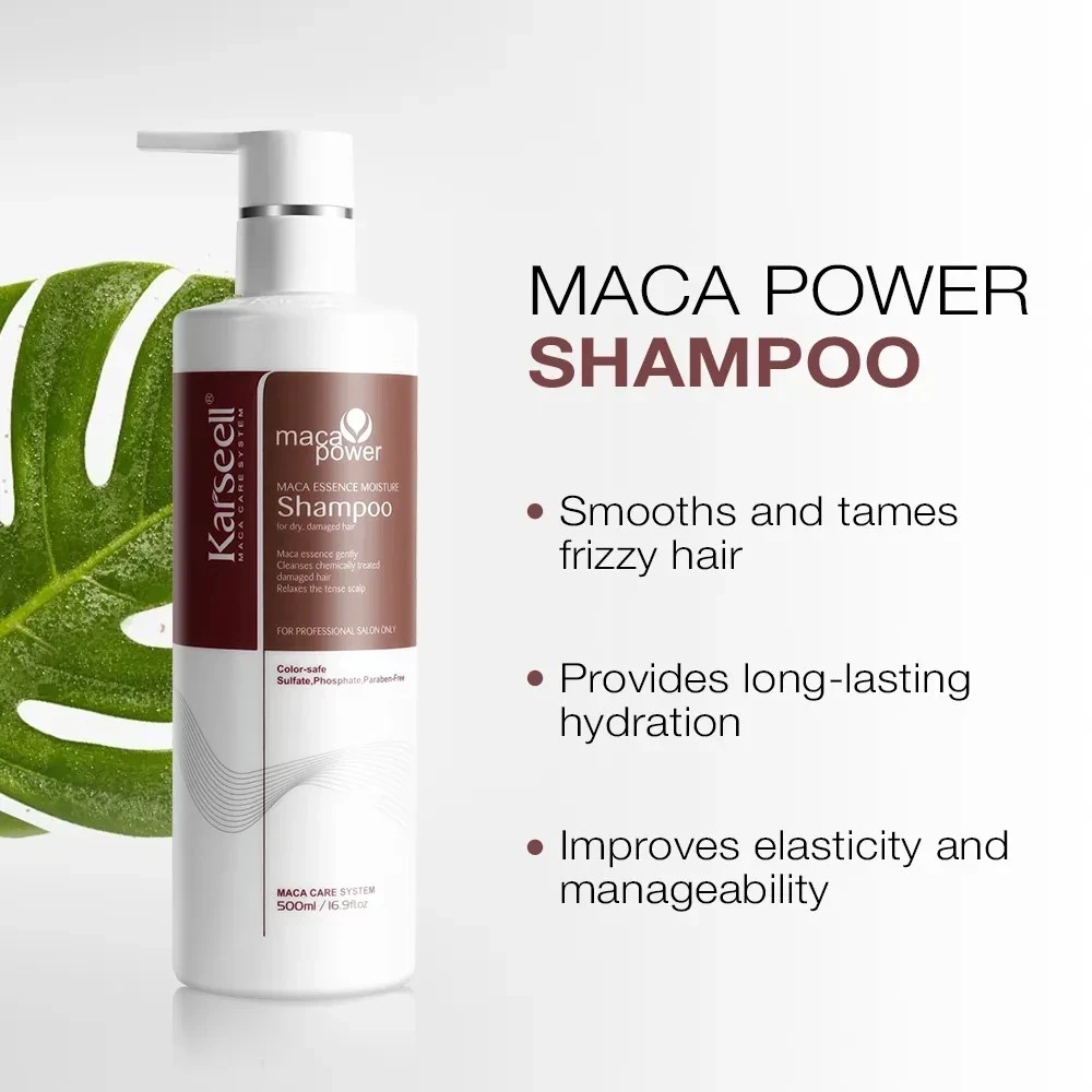 Champú reparador profundo con aceite de argán Karseell para cabello dañado