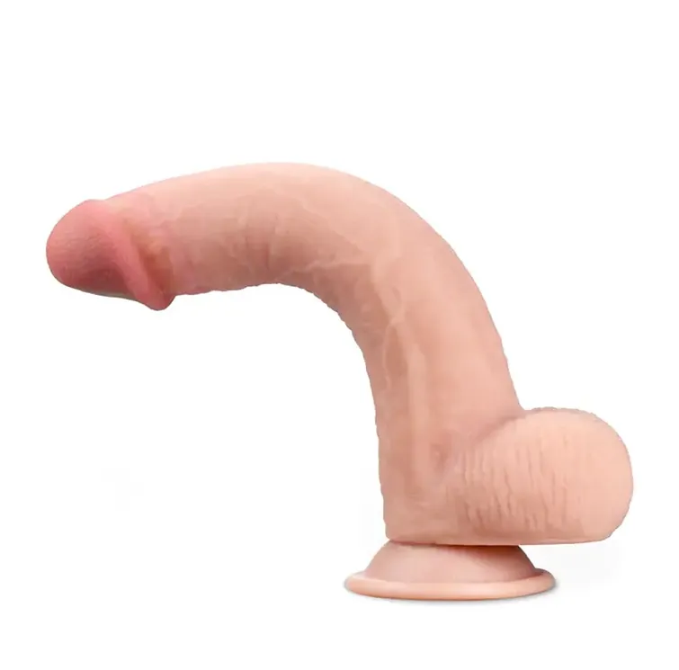 Dildo Sliding Skin Dual Layer Dong 3