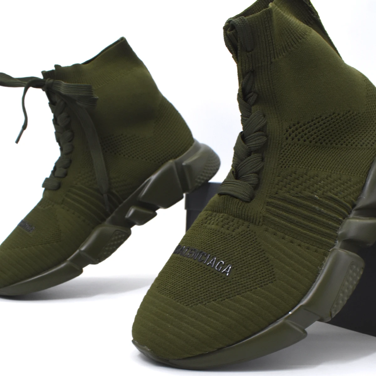 Balenciaga Speed Verde Militar 5