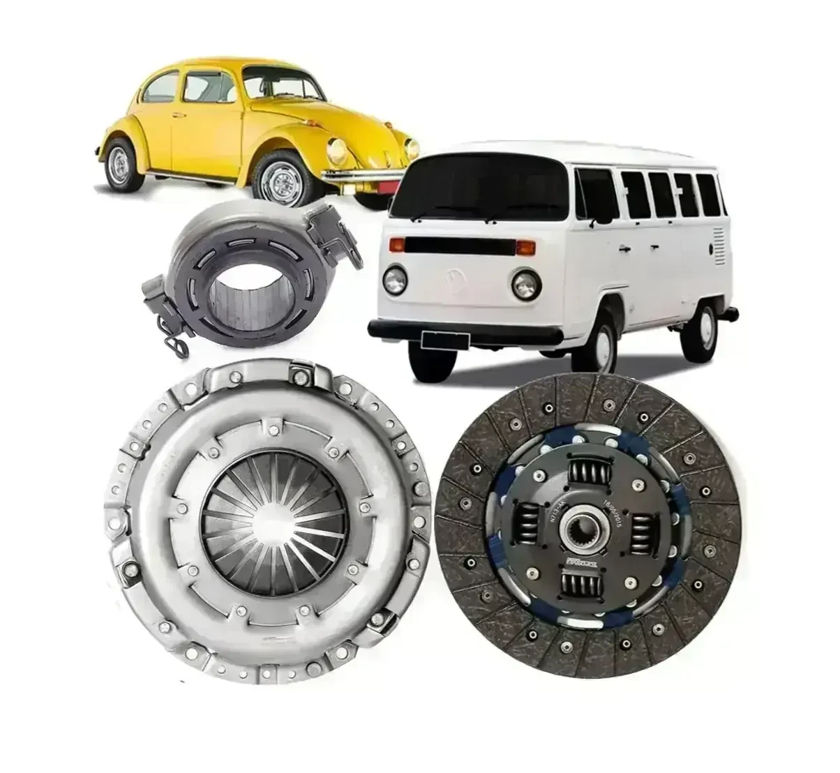 Kit embrague Fusca / Brasilia / Kombi 1600 / 6203028 / 1974-1986
