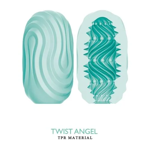 Masturbador Huevo Egg Twist Angel 10Cm X 5.6Cm