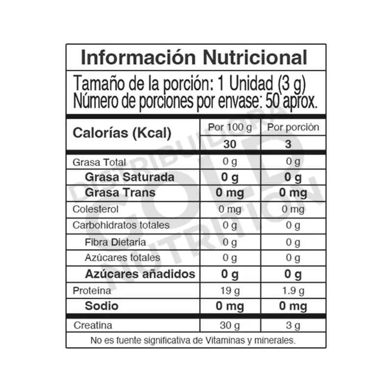 CREATINE IMN 150 GRAMOS 50 SERVICIOS 2