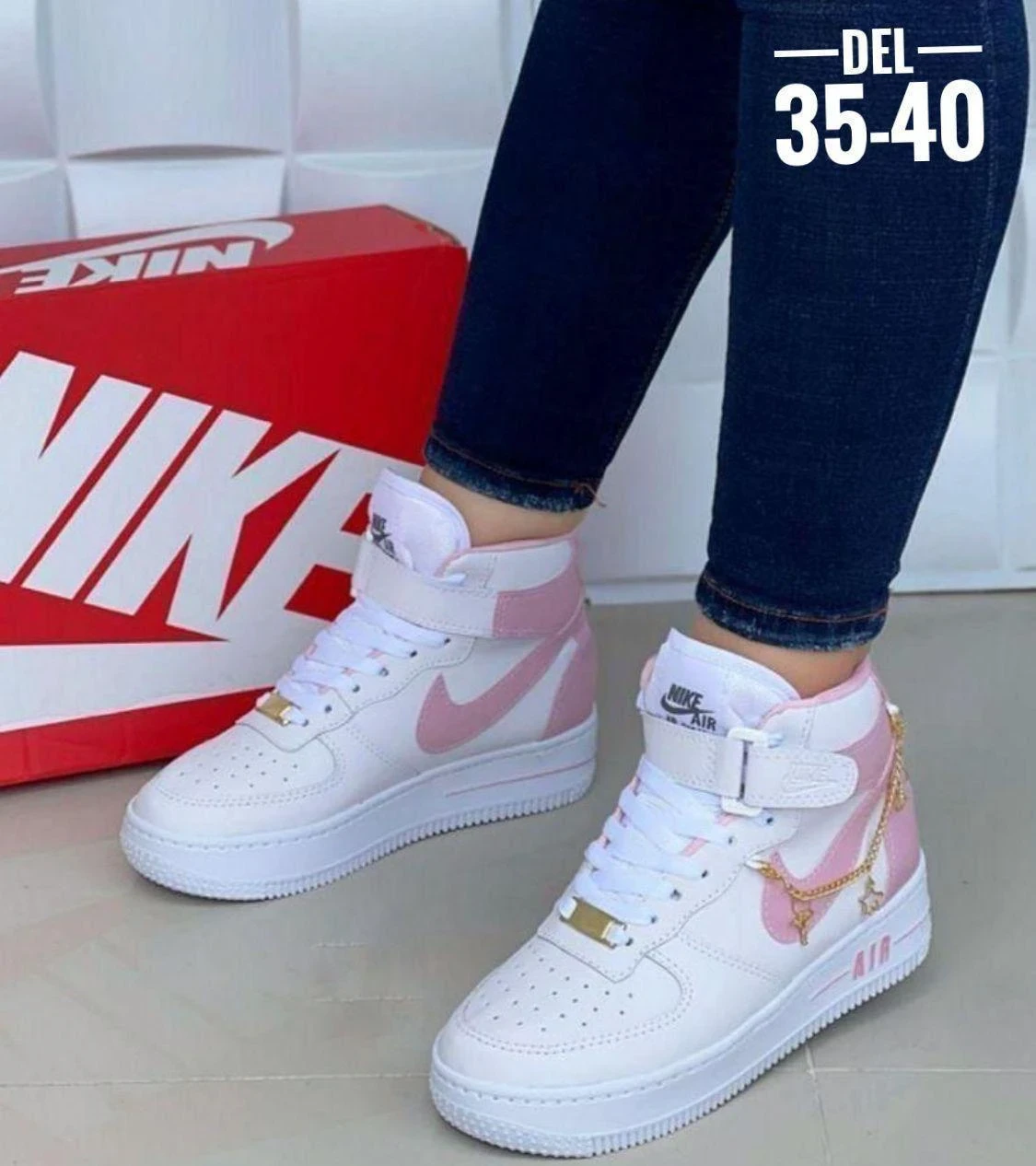Nike Blanco rosa Dama