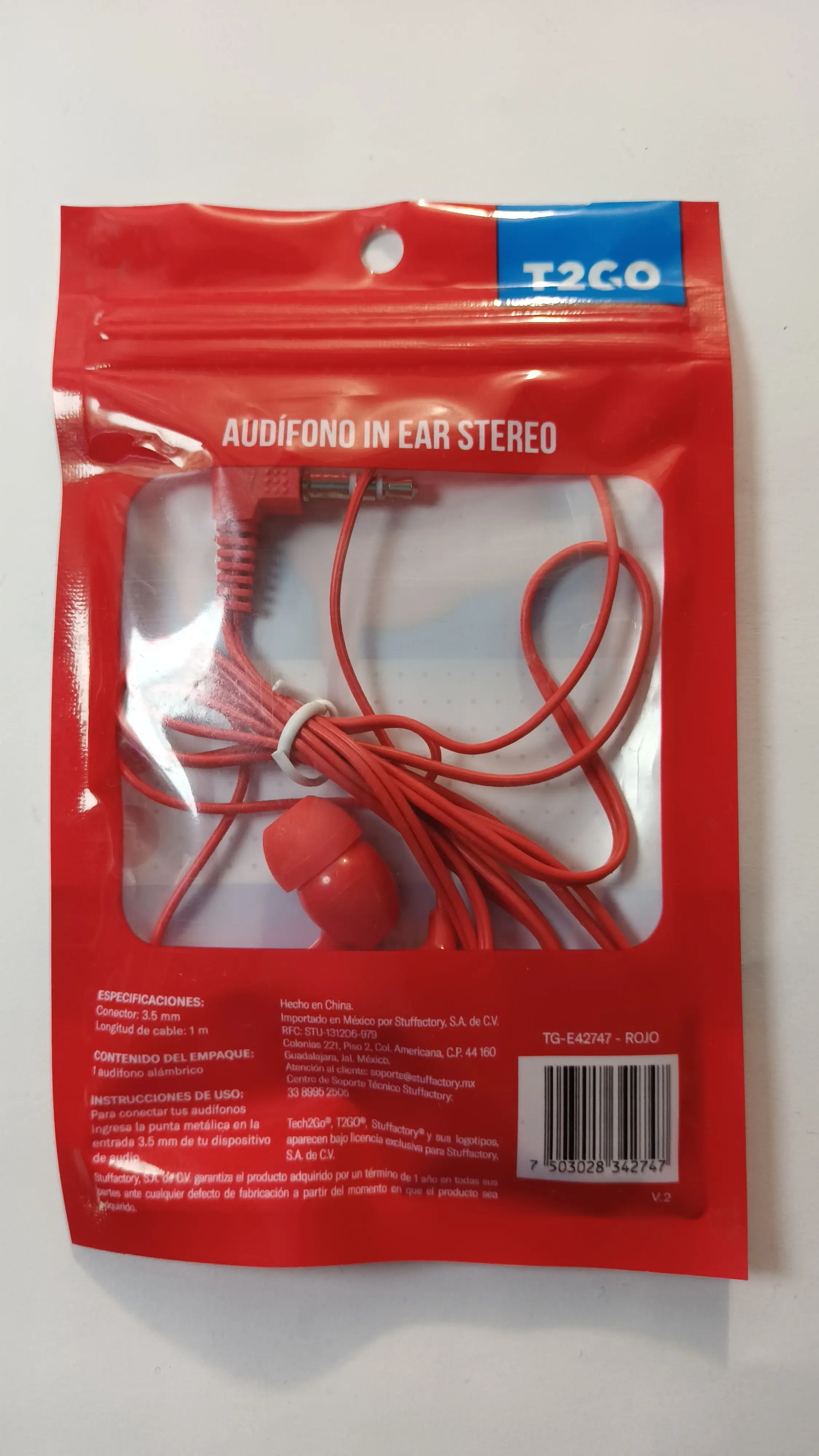AURICULARES T2GO