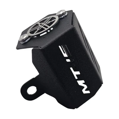 MT 15 / P. Freno trasero acero negro logo 3d cromado ML