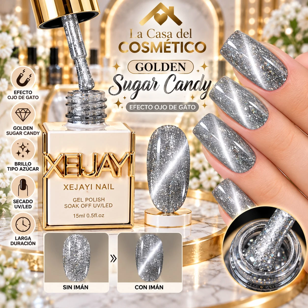 xeijayi esmalte semi efecto ojo de gato golden sugar candy.jfif