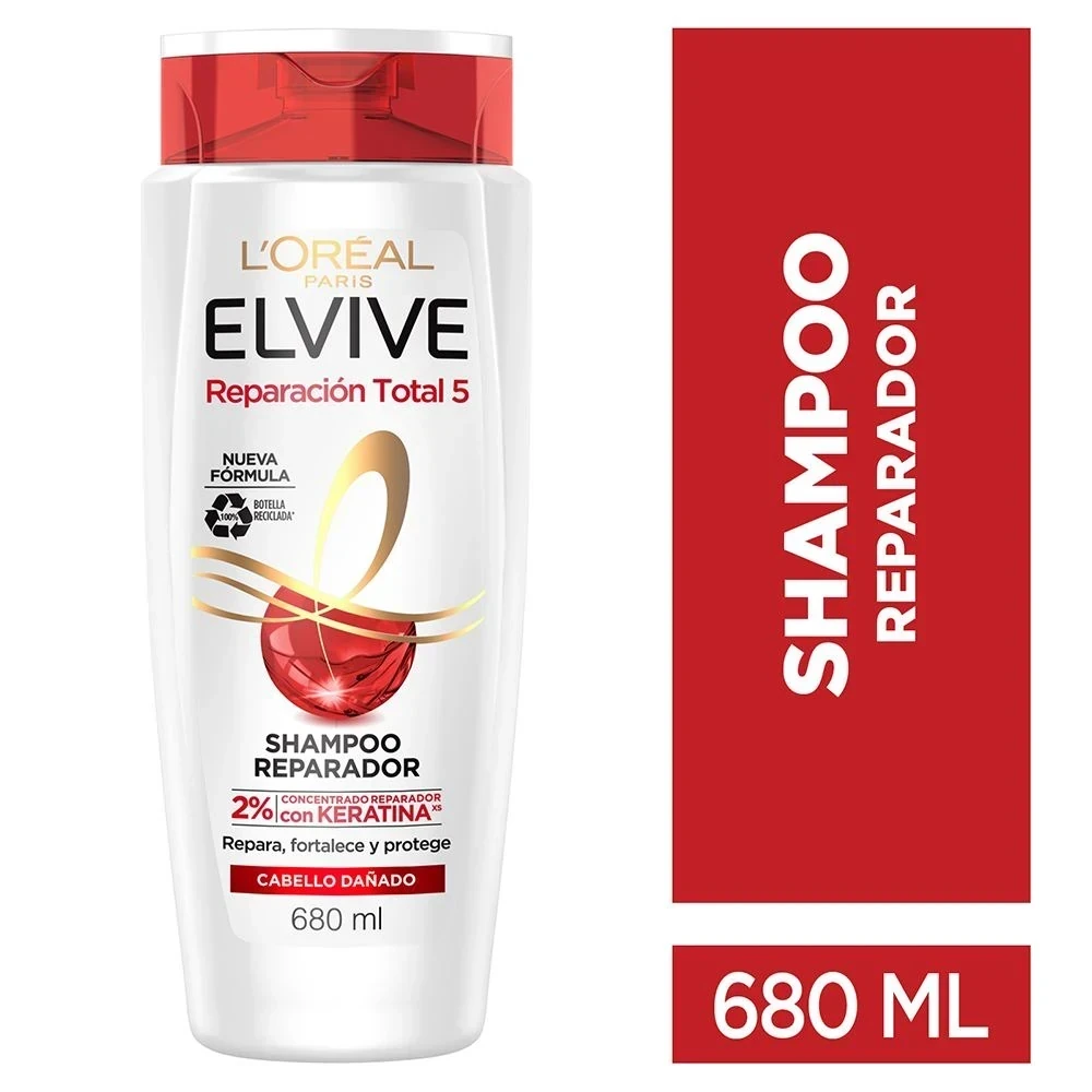 SHAMPOO REPARACION TOTAL 5  680ML 