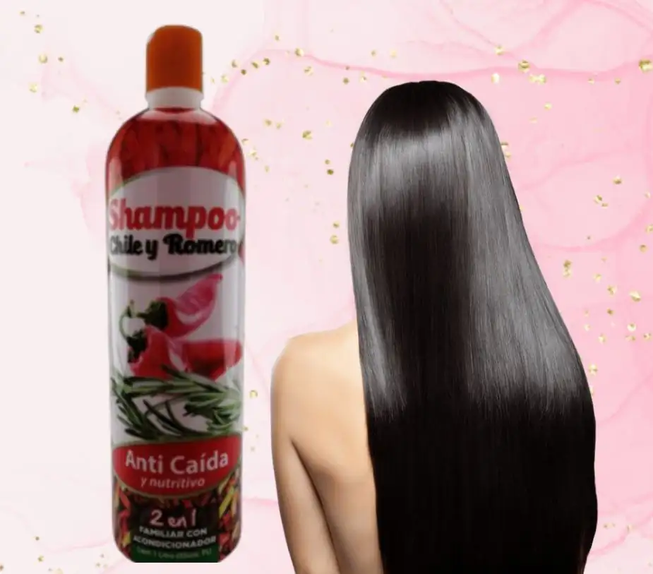 Shampoo con ingredientes naturales