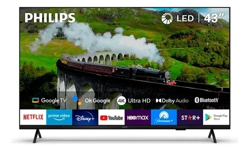 Smart Tv Philips 43" 4K C/Google Tv 2