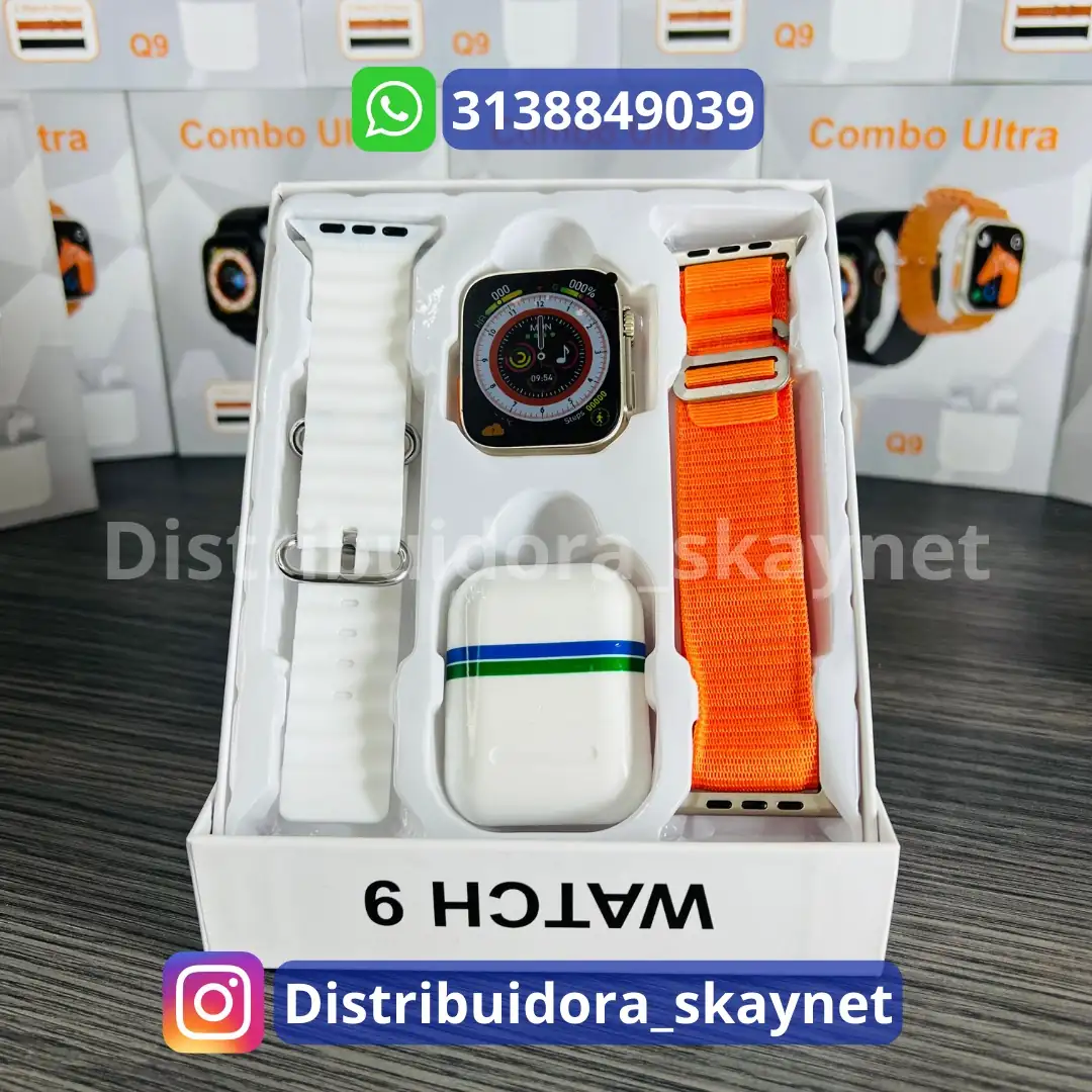 Combo reloj y audífonos Serie 8 ULTRA  2