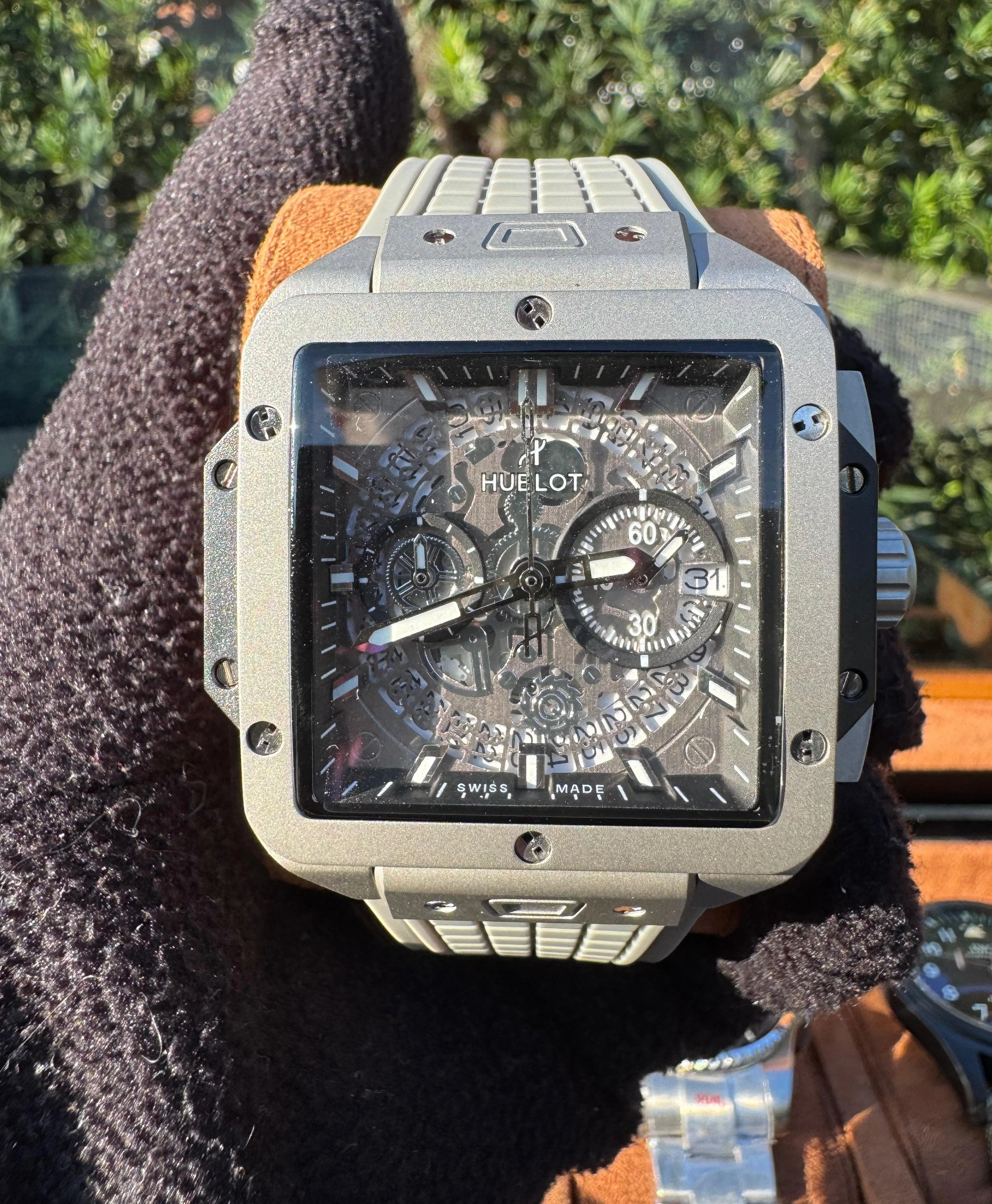 RELÓGIO HUBLOT SQUARE BANG