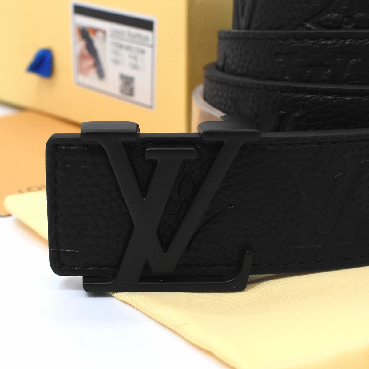 CINTO LUIS VUTTON MONOGRAM NEGRO 5