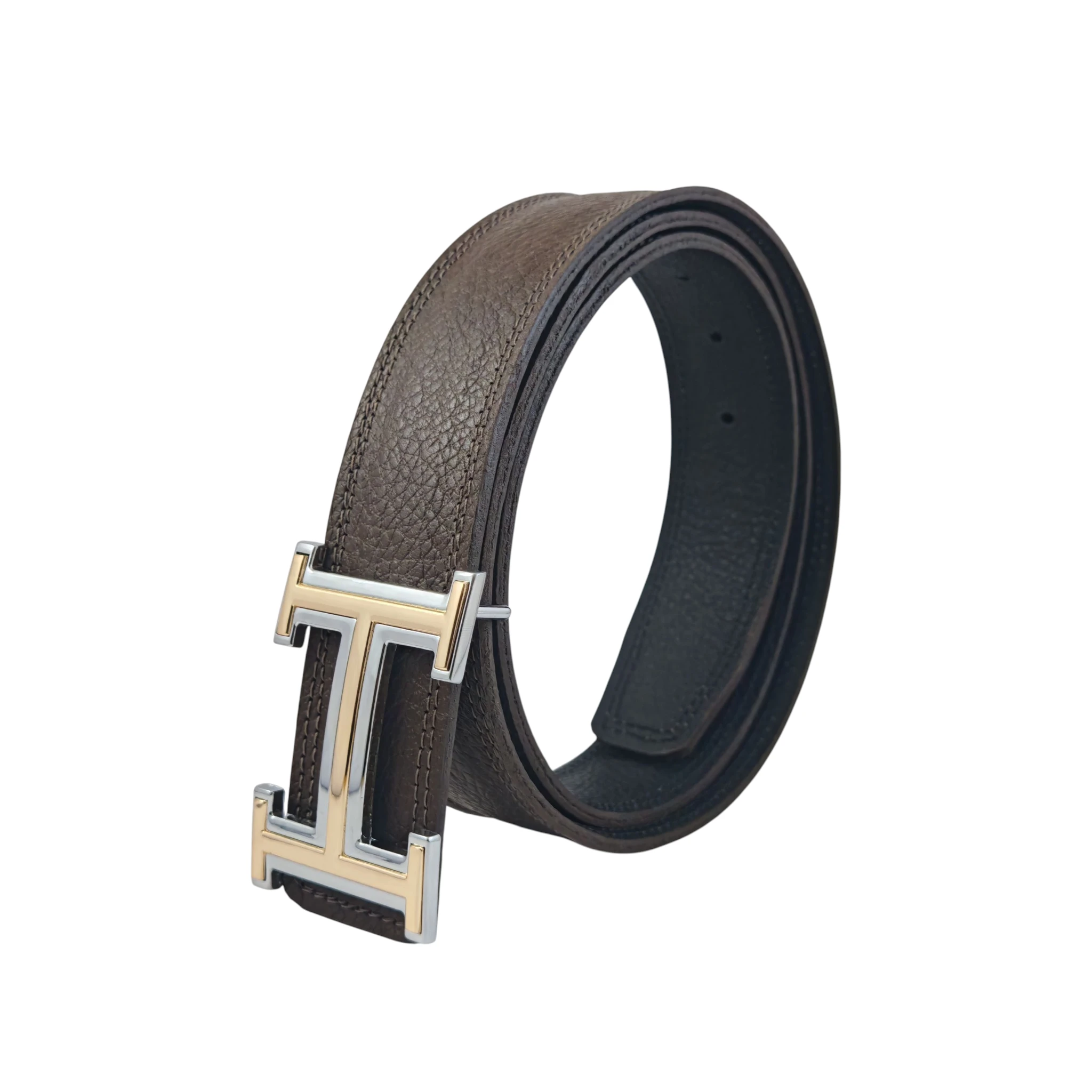 Hermes doble uso café y negro croshkid 