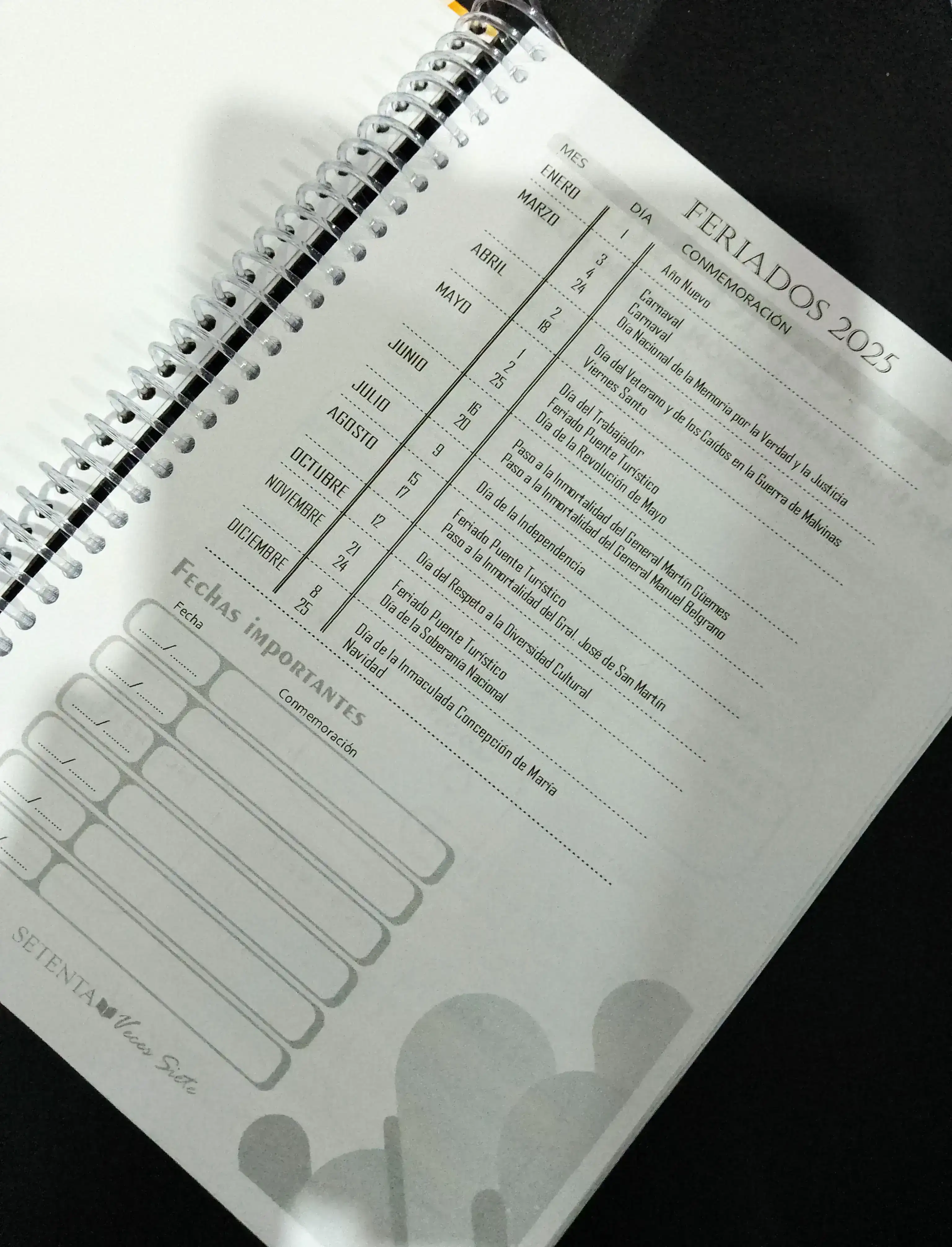 Agenda personalizada Hombre Cristiano XL 3