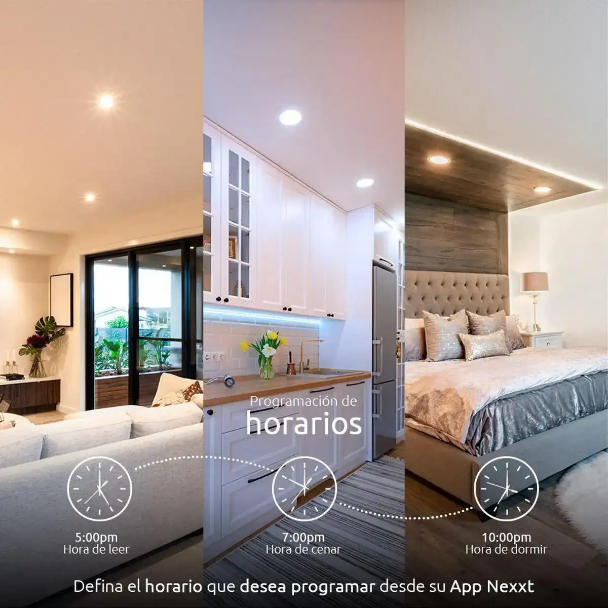 Nexxt Lámpara Empotrable Smart CCT 6