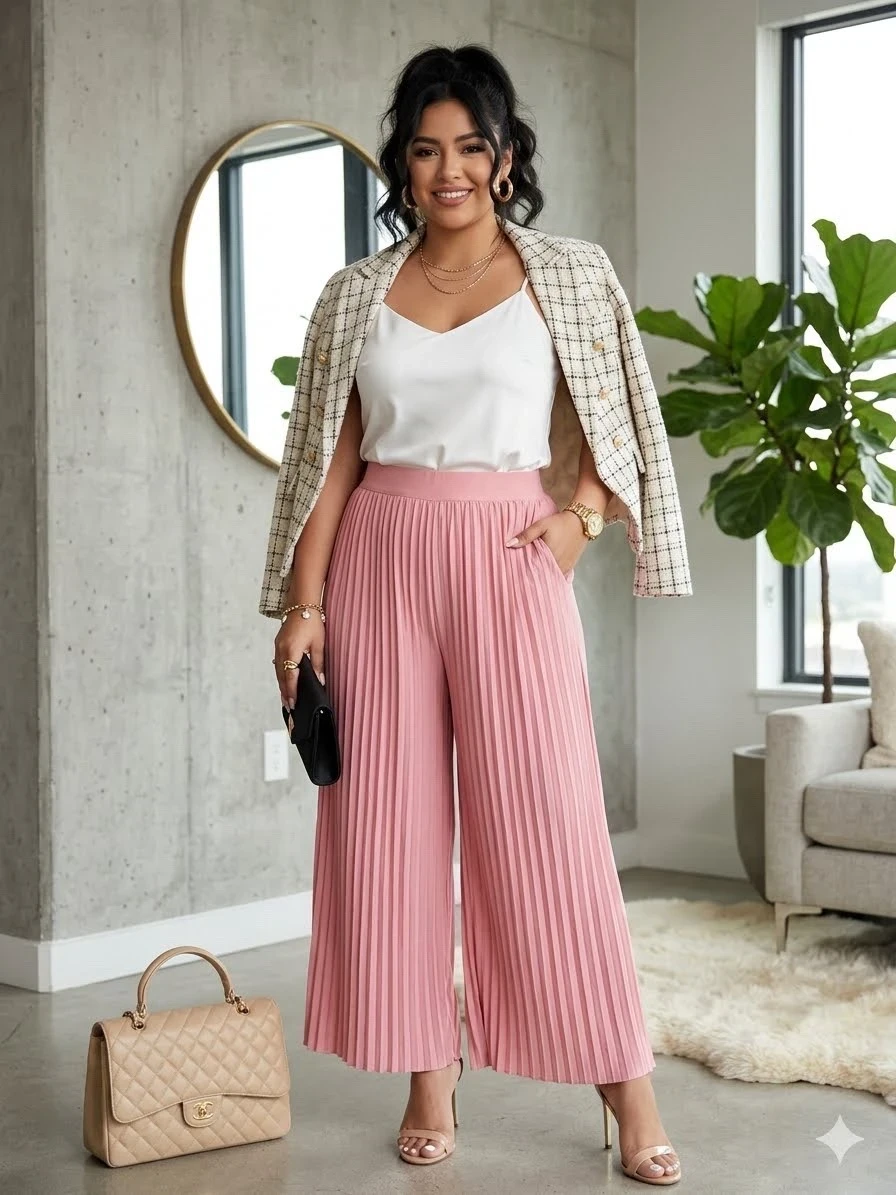 Pantalon Plisado 2