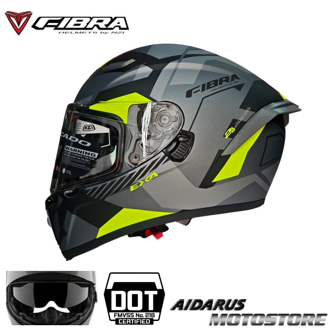 CASCO FIBRA EXA DUO DISEÑO MATE