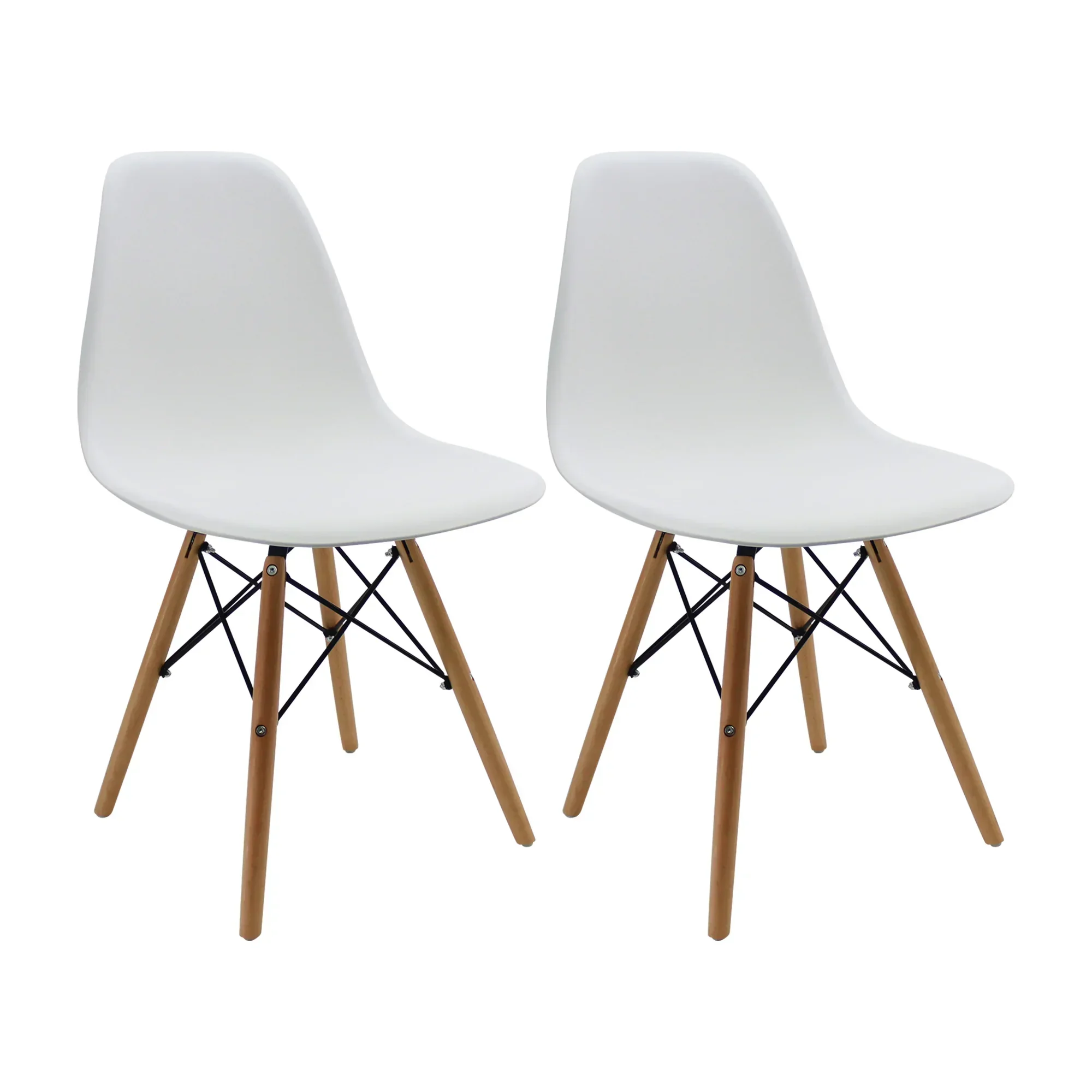 Sillas Eames Set x 2 unidades Blancas 