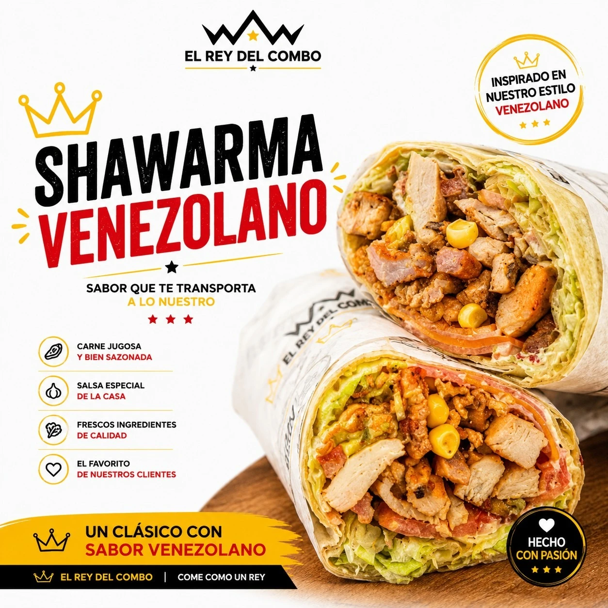 Suawarma de pollo 