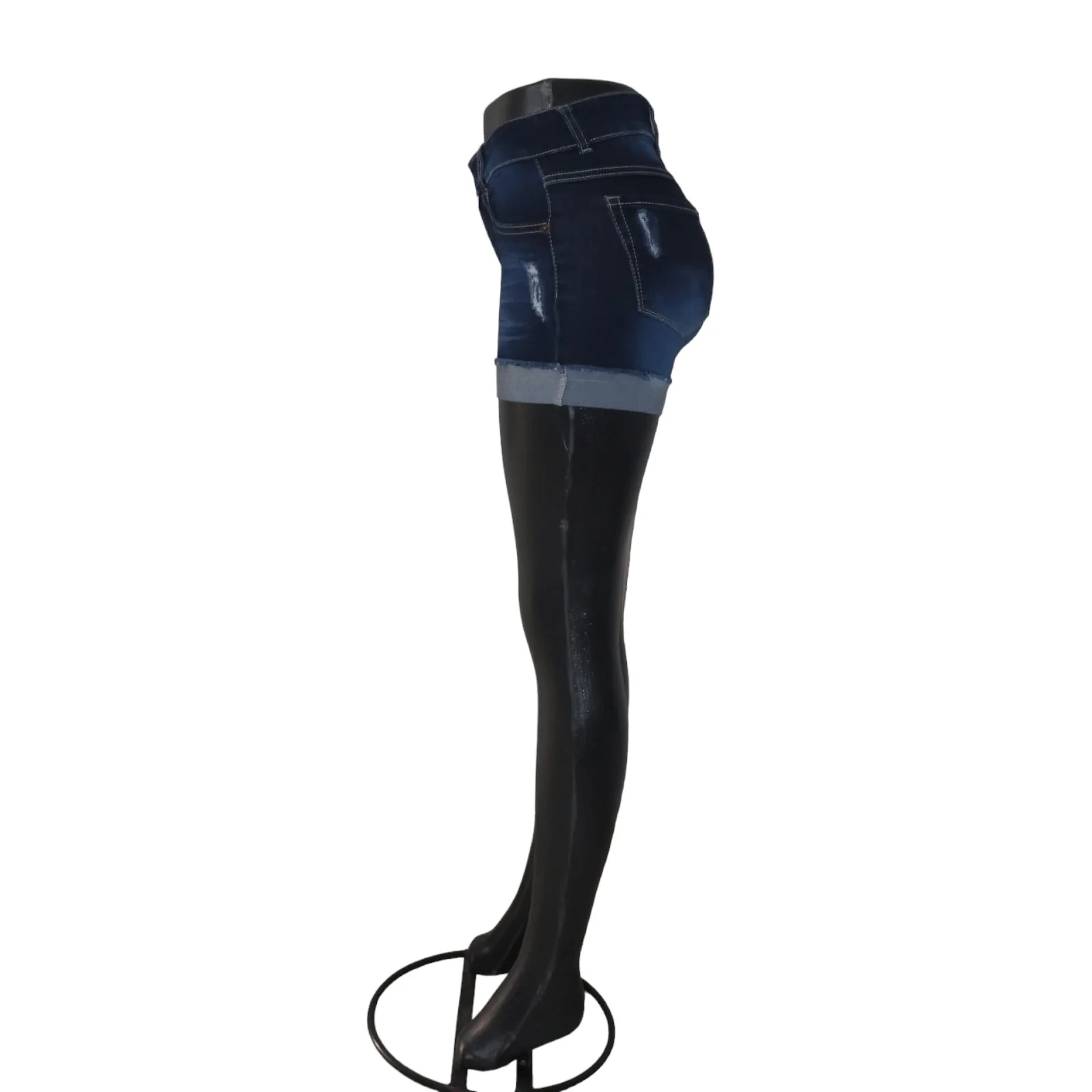 Short Azul claro de Mezclilla 4