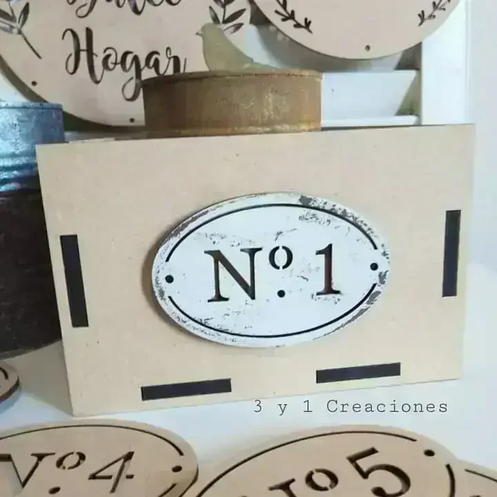 TAG OVALADO NÚMEROS 