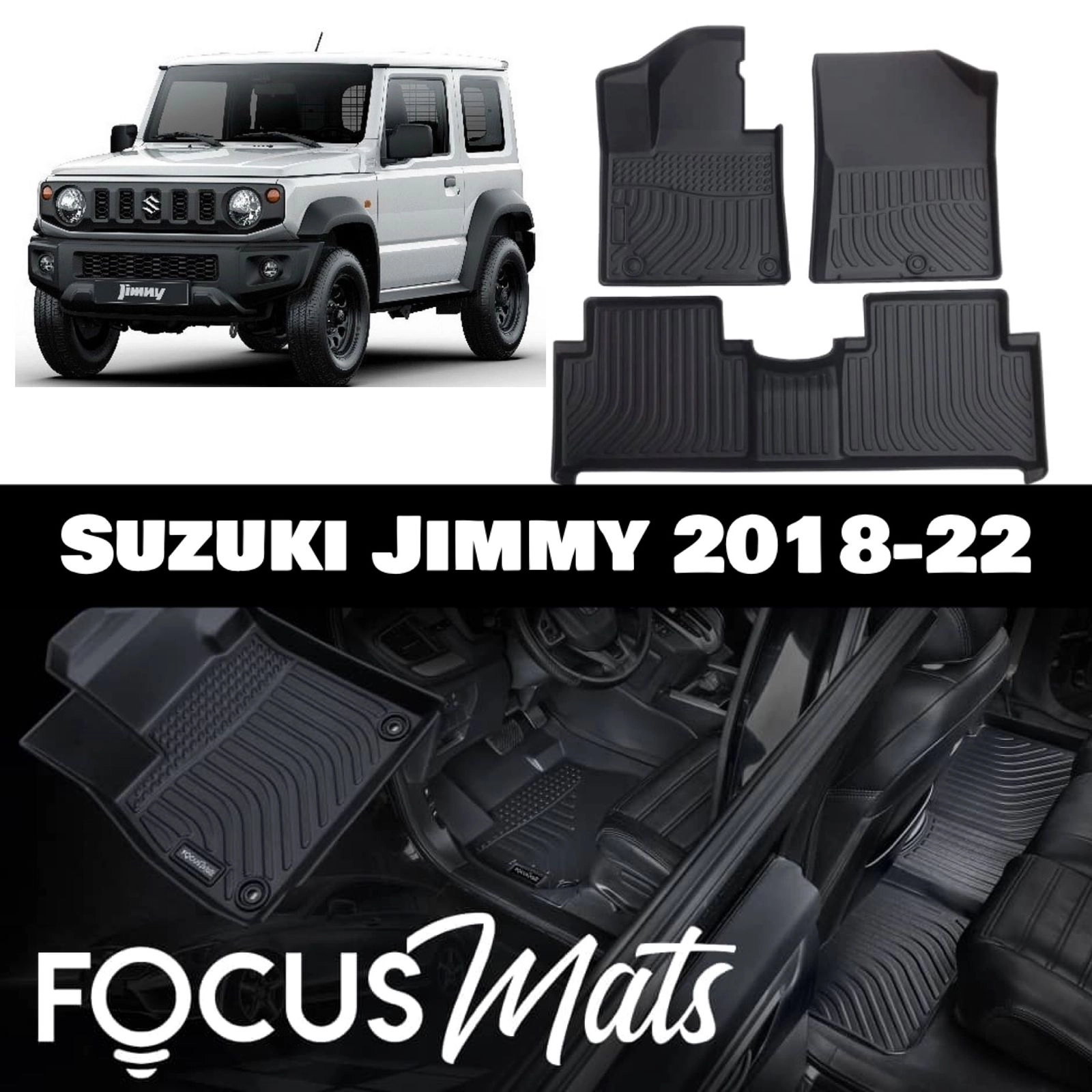 ALFOMBRAS 3D SUZUKI JIMNY 2018-2022