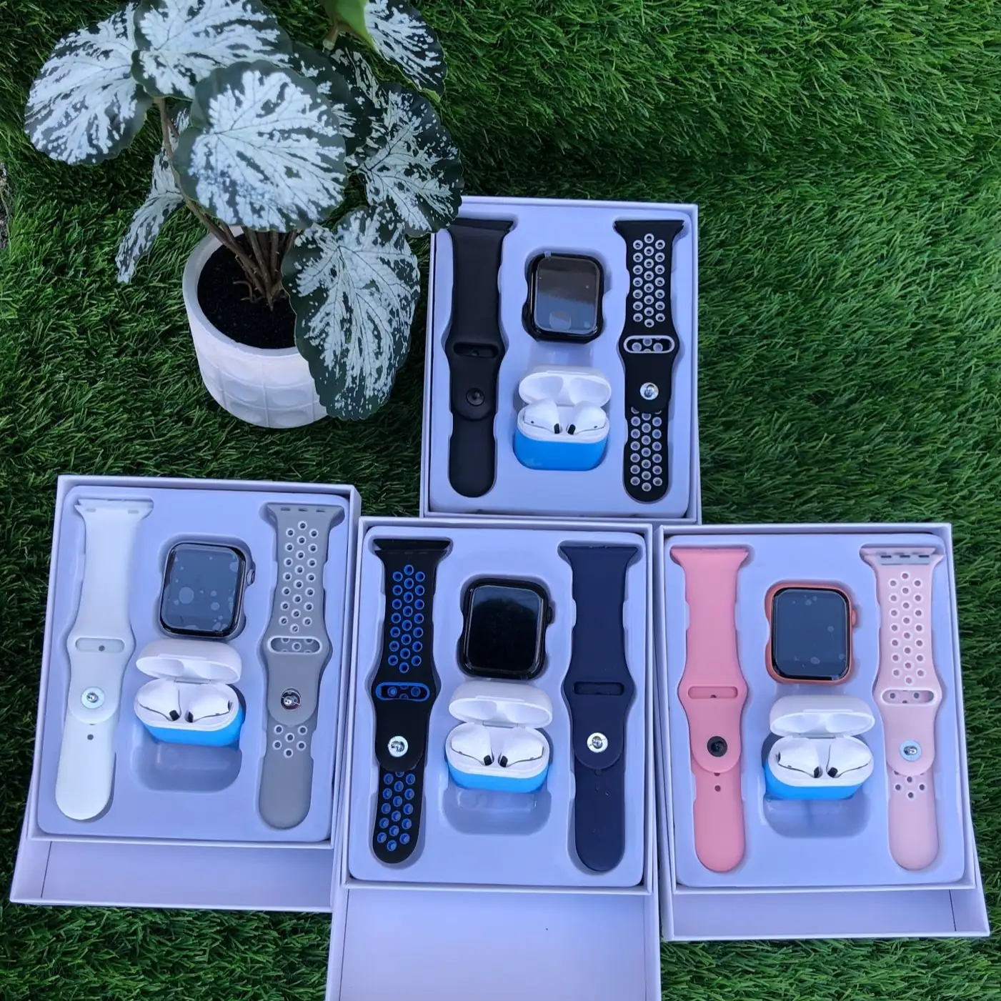 Combo de auriculares Pro4 y Smartwcht t500serie8 ,una correa adicional