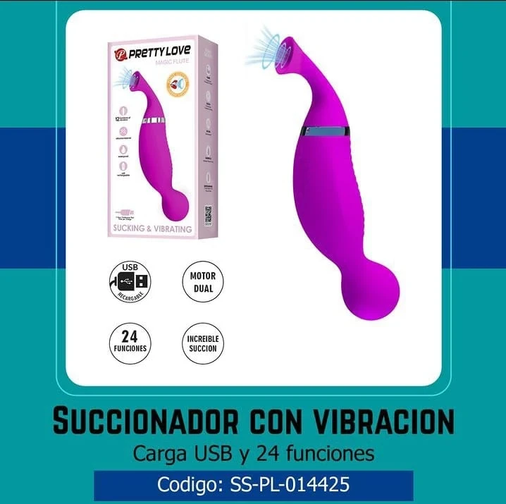SUCCIONADOR MAGIC FLUTE PRETTY  LOVE