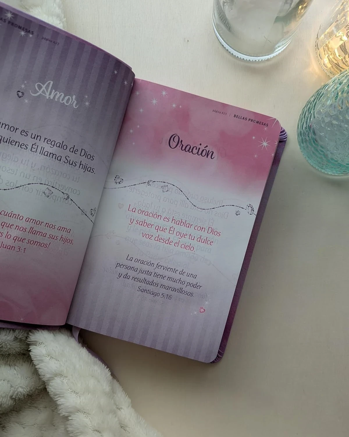 Biblia NTV Mi bella princesa sentipiel violeta 3