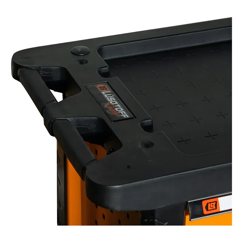 Carro Gabinete Porta Herramientas 253 Pzs Lusqtoff Racing Color Naranja 6