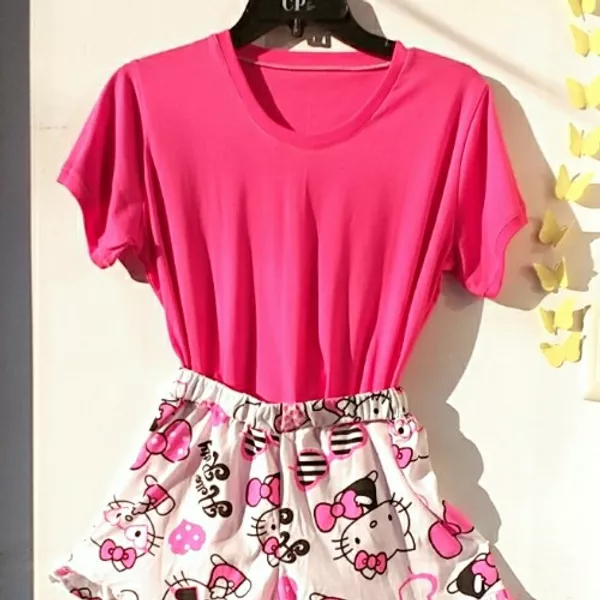 Conjunto Pijama rosado Hello Kitty