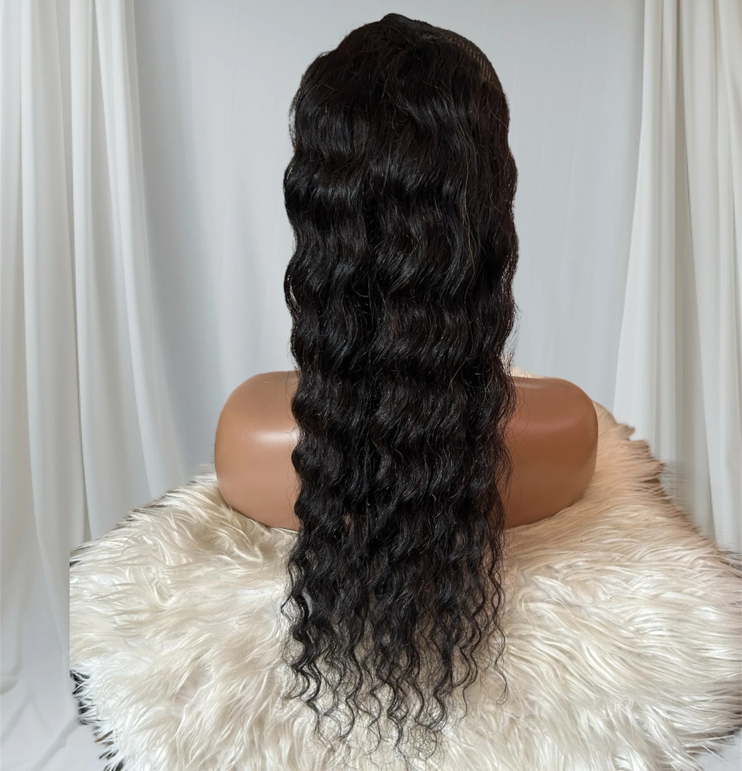 Cola Rizada de cabello humano 24 pulgadas  3