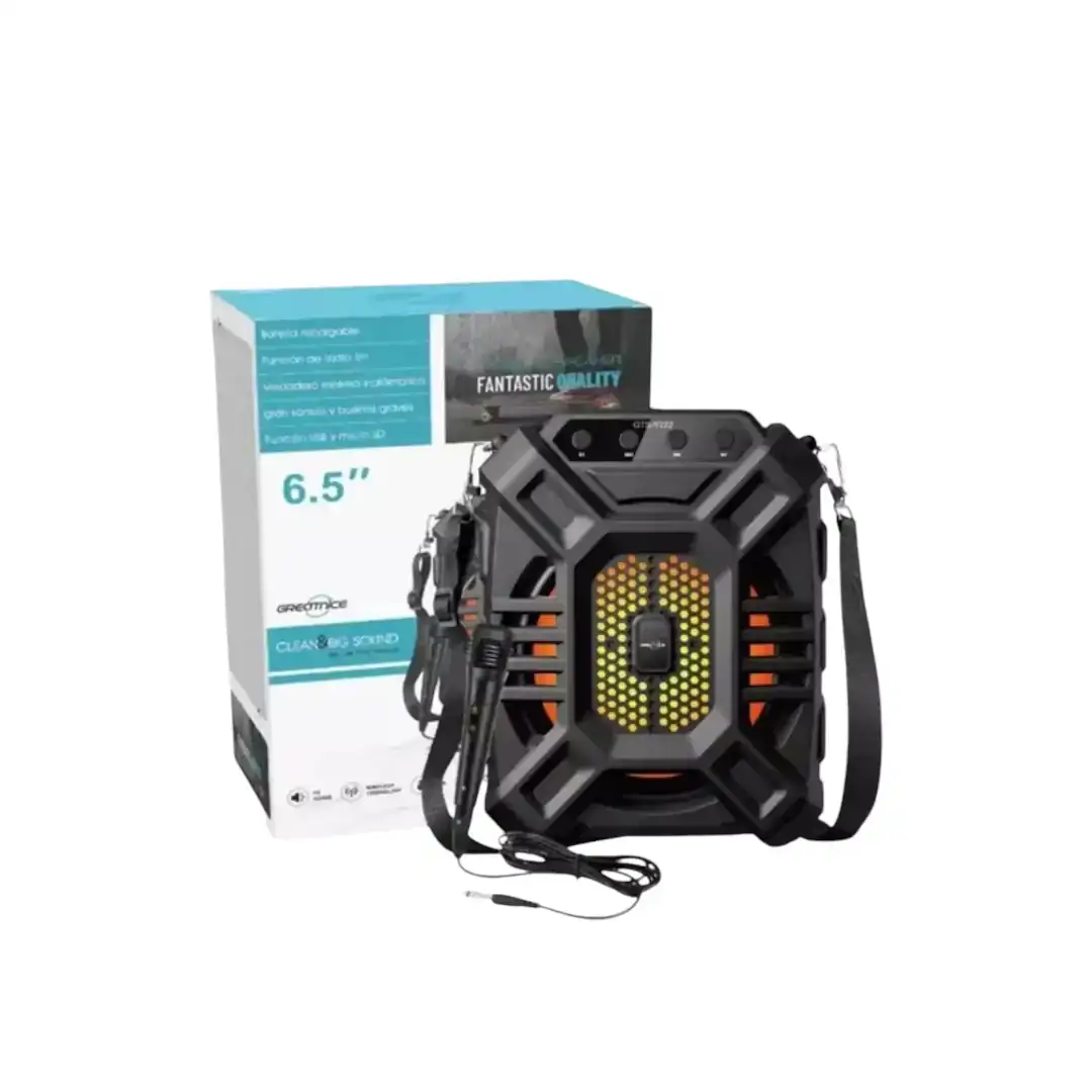 PARLANTE BLUETOOTH 6.5". + MICRÓFONO