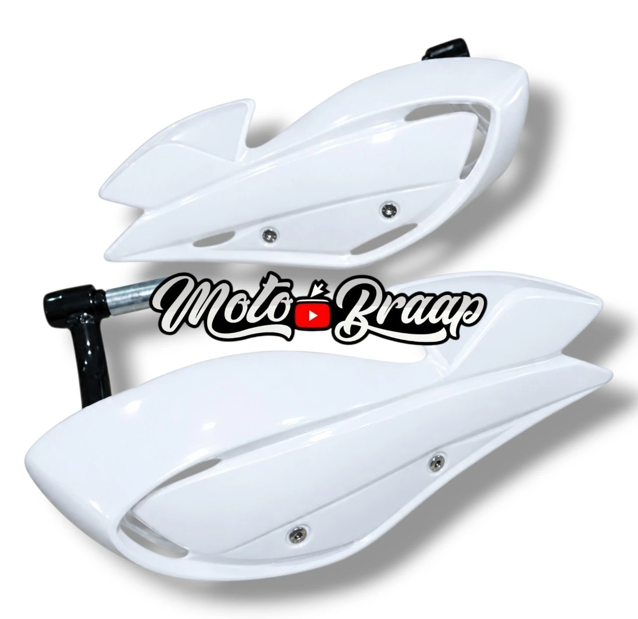 Cortavientos brazo metalico blanco CTR