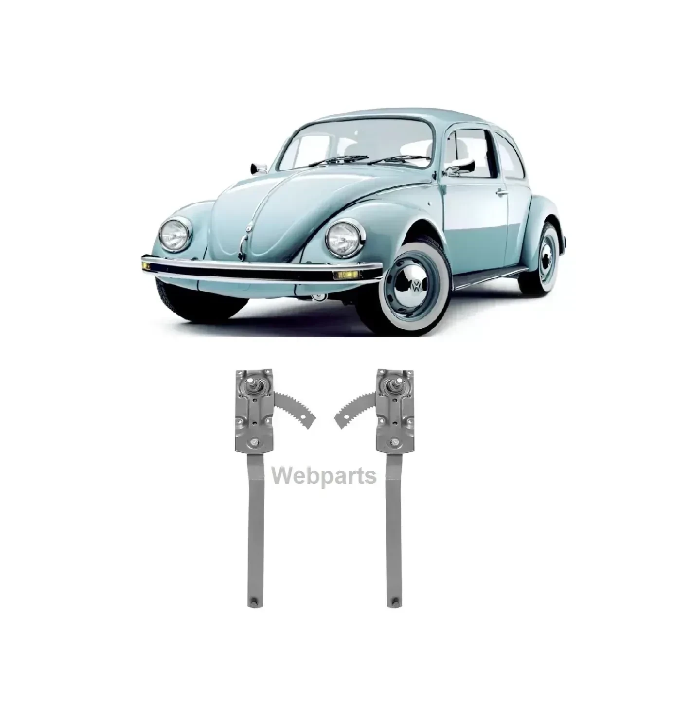 Mecanismo levanta vidrio  VW Fusca  / 168024 - R4108E